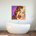 Retro Fear Glass Wall Art - DIY - CreoGlass®