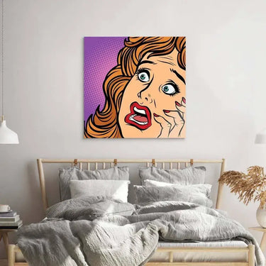 Retro Fear Glass Wall Art - DIY - CreoGlass®