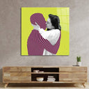 Retro Ideal Man Glass Wall Art - DIY - CreoGlass®