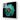 Turquoise Dahlia Glass Wall Art - Square Sizes - DIY - CreoGlass®