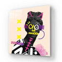 Vandalised Greek Statue 3 Glass Wall Art - DIY - CreoGlass®