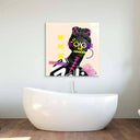 Vandalised Greek Statue 3 Glass Wall Art - DIY - CreoGlass®