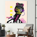 Vandalised Greek Statue 3 Glass Wall Art - DIY - CreoGlass®