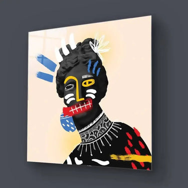 Vandalised Greek Statue Glass Wall Art - DIY - CreoGlass®