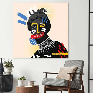 Vandalised Greek Statue Glass Wall Art - DIY - CreoGlass®