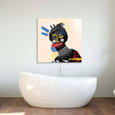 Vandalised Greek Statue Glass Wall Art - DIY - CreoGlass®