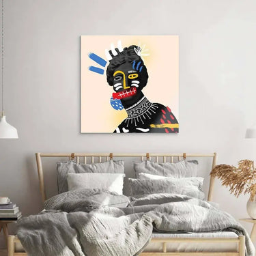 Vandalised Greek Statue Glass Wall Art - DIY - CreoGlass®