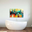 60s Distressed Space Age Glass Wall Art - DIY - CreoGlass®