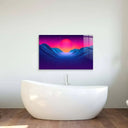 80's Synthwave Glass Wall Art - DIY - CreoGlass®