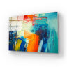 Abstract Art Colourful Oil Painting Glass Wall Art - DIY - CreoGlass®