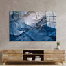 Abstract Blue and Grey Marble Glass Wall Art - DIY - CreoGlass®