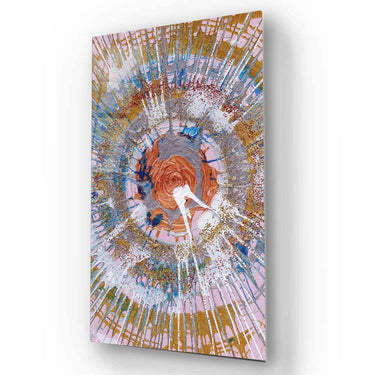 Abstract Expressionism Colourful Contemporary Pollock Glass Wall Art - DIY - CreoGlass®