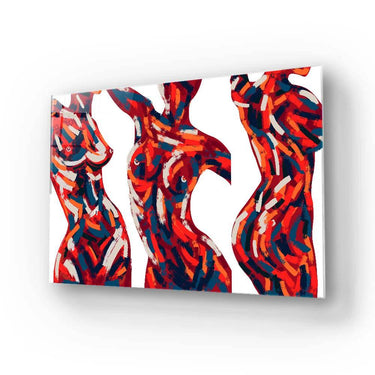 Abstract Female Figure Glass Wall Art - DIY - CreoGlass®
