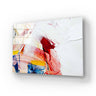 Abstract Palette Knife Oil Painting Glass Wall Art - DIY - CreoGlass®