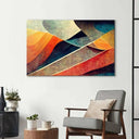 Abstract Paper Waves Glass Wall Art - DIY - CreoGlass®