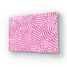 Abstract Pink Maze Glass Wall Art - DIY - CreoGlass®