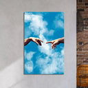 Adam in the Sky Glass Wall Art Glass Wall Art - DIY - CreoGlass®