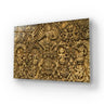 Angkor Wat Stylized Ancient Hindu Glass Wall Art - DIY - CreoGlass®