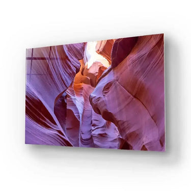 Antelope Canyon, Arizona 3 Glass Wall Art - DIY - CreoGlass®