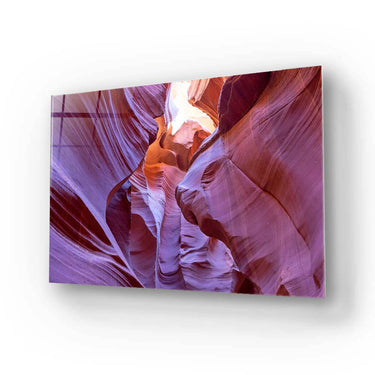 Antelope Canyon, Arizona 3 Glass Wall Art - DIY - CreoGlass®
