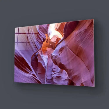 Antelope Canyon, Arizona 3 Glass Wall Art - DIY - CreoGlass®