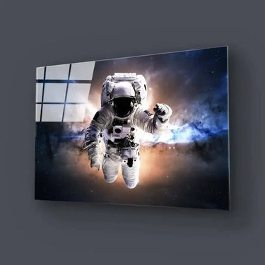 Astronaut in Space Glass Wall Art - DIY - CreoGlass®