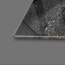 Black and Gold Alcohol Ink Abstract Glass Wall Art - DIY - CreoGlass®