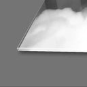 Black and Gold Geometric Clouds Glass Wall Art - DIY - CreoGlass®