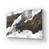 Black and Gold Geometric Clouds Glass Wall Art - DIY - CreoGlass®
