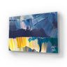 Blue and Yellow Modern Abstract Glass Wall Art - DIY - CreoGlass®
