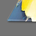 Blue and Yellow Modern Abstract Glass Wall Art - DIY - CreoGlass®
