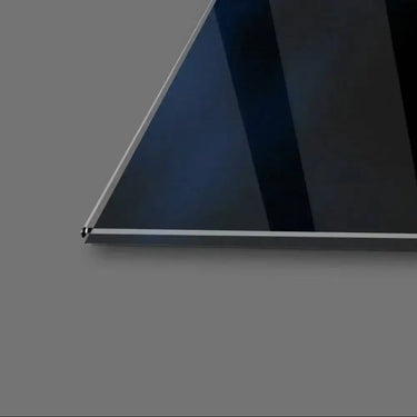 Blue Cape Daisy with Pink Droplets Glass Wall Art - Zoomed In - DIY - CreoGlass®