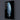 Blue Feather on a Black Background Glass Wall Art - DIY - CreoGlass®