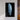 Blue Feather on a Black Background Glass Wall Art - DIY - CreoGlass®