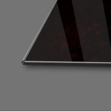 Bronze Zen Buddha Statue Meditating Blurred Glass Wall Art - DIY - CreoGlass®