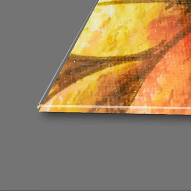 Buddha Meditation Textured Wooden Painting Glass Wall Art - DIY - CreoGlass®