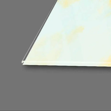 Buddha Statue On Grunge Background Glass Wall Art - DIY - CreoGlass®