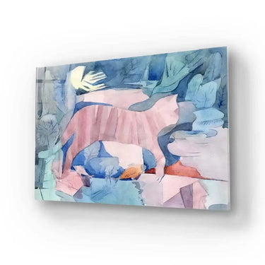 Cat under Water Glass Wall Art - DIY - CreoGlass®