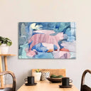 Cat under Water Glass Wall Art - DIY - CreoGlass®