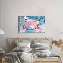 Cat under Water Glass Wall Art - DIY - CreoGlass®