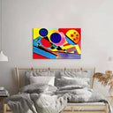 Contrasting Cubism 2 Glass Wall Art - DIY - CreoGlass®