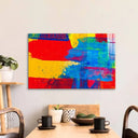 Contrasting Modern Abstract Glass Wall Art - DIY - CreoGlass®