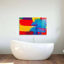 Contrasting Modern Abstract Glass Wall Art - DIY - CreoGlass®