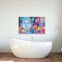 Crypto Buddies Glass Wall Art - DIY - CreoGlass®