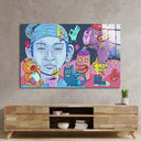 Crypto Buddies Glass Wall Art - DIY - CreoGlass®