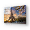 Eiffel Tower Sunset Glass Wall Art - DIY - CreoGlass®