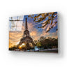 Eiffel Tower Sunset Glass Wall Art - DIY - CreoGlass®