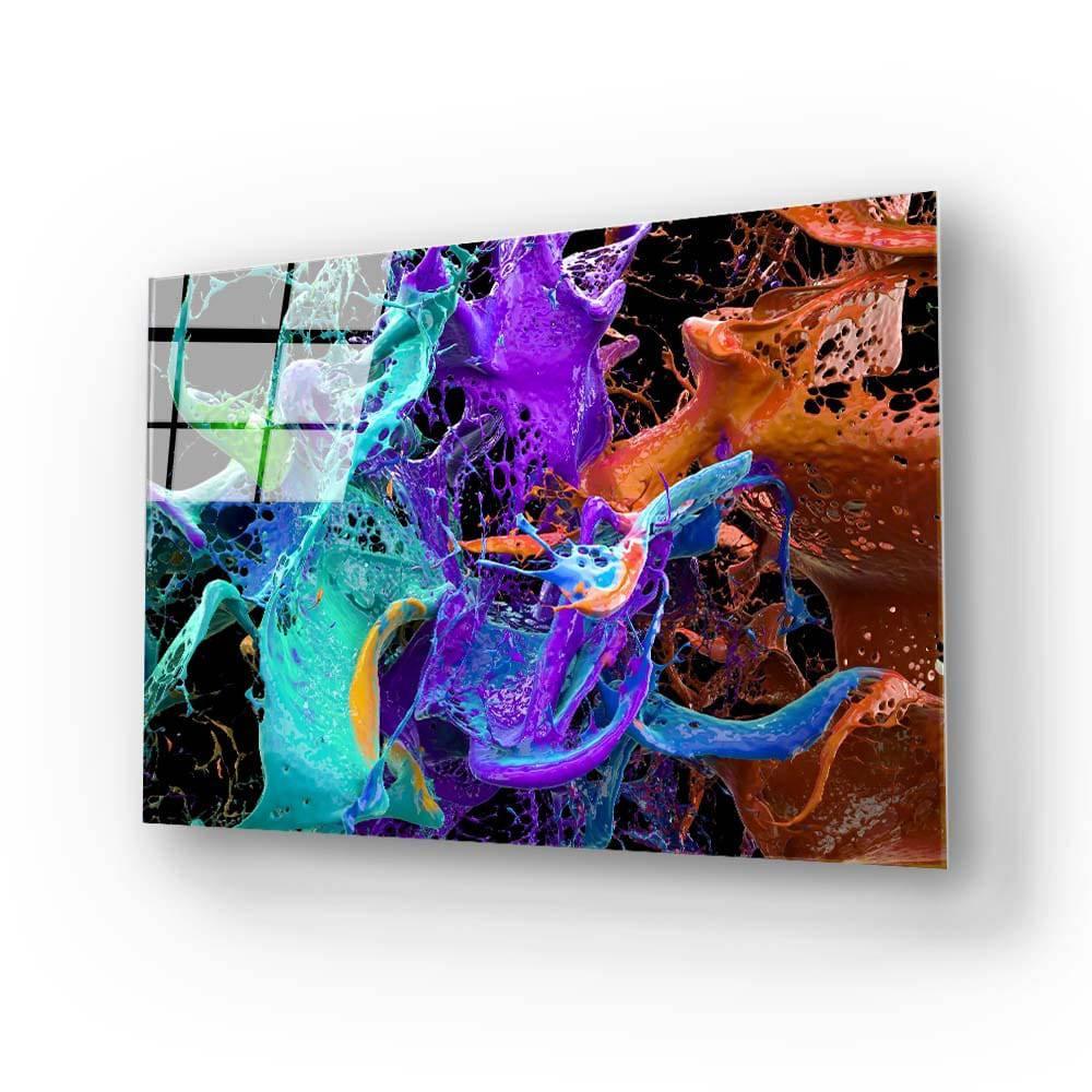 Exploding Paints Glass Wall Art - DIY - CreoGlass®