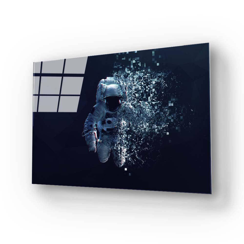 Fading Astronaut Glass Wall Art - DIY - CreoGlass®