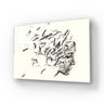 Female Silhouette with Birds Glass Wall Art - DIY - CreoGlass®